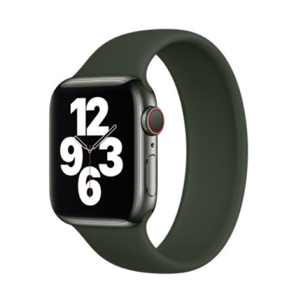 Official Apple Cyprus Green Solo Loop Band Size 5 Strap